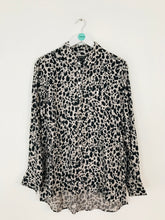 Load image into Gallery viewer, Baukjen Women’s Animal Print Oversized Shirt | UK14 | Black Grey
