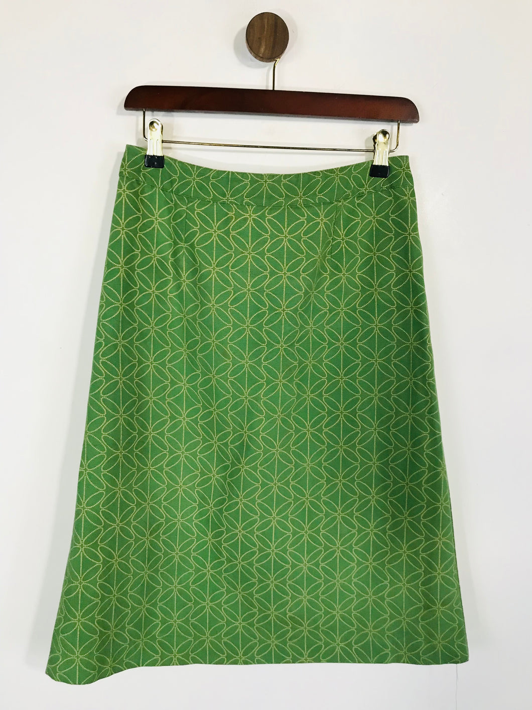 Boden Women's Midi A-Line Skirt | UK8 | Green