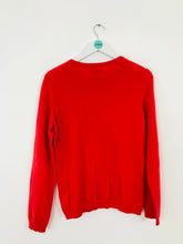 Load image into Gallery viewer, Pure Collection Women’s Cashmere Knit Cardigan | UK14 | Red
