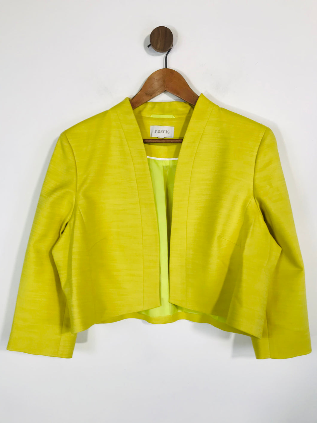 Precis Women's Crop Blazer Jacket | UK18 | Green