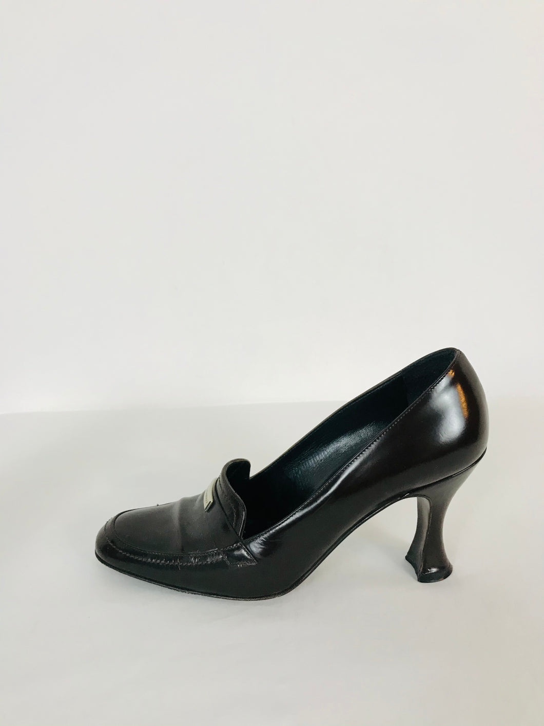 Dolce & Gabbana Women’s Heeled Loafers | 35 UK2 | Brown