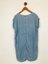 Load image into Gallery viewer, AllSaints Women&#39;s Contrast Shirt Dress | UK14 | Blue
