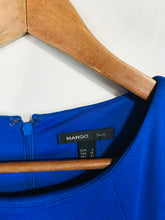 Load image into Gallery viewer, Mango Women&#39;s Peplum Sheath Dress NWT | S UK8 | Blue
