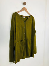 Load image into Gallery viewer, COS Women&#39;s Wool Oversized Cardigan | M UK10-12 | Green
