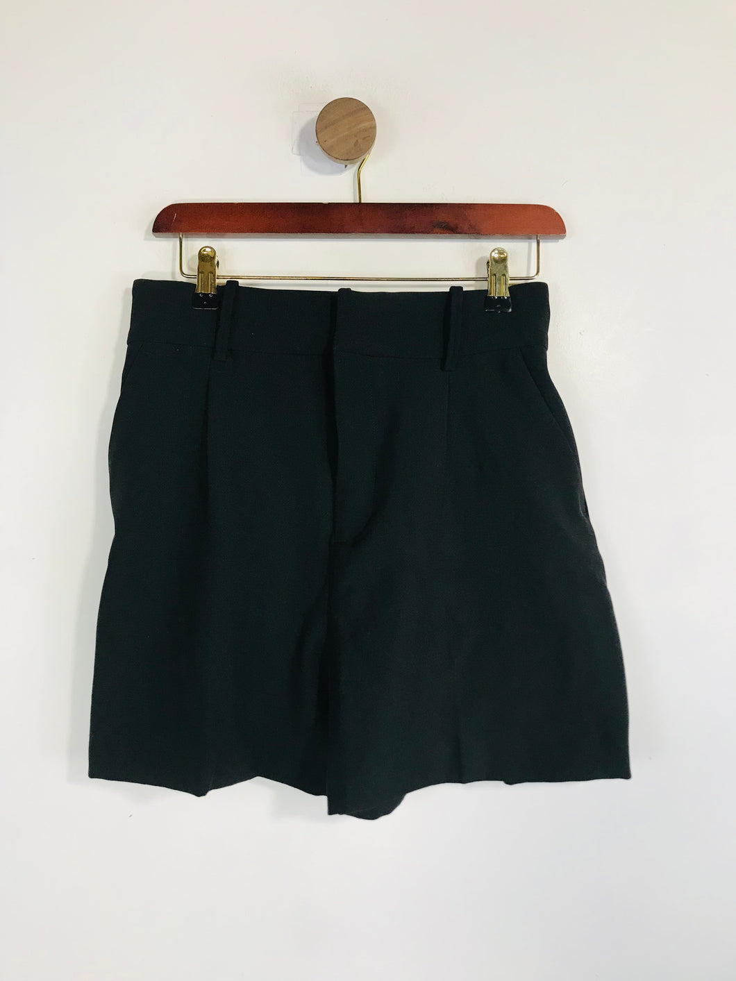 Zara Women's High Waist Hot Pants Shorts | S UK8 | Black