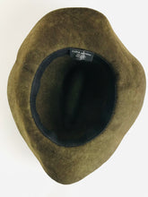 Load image into Gallery viewer, Zara Women&#39;s Wool Cowboy Hat | M UK10-12 | Green
