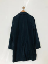Load image into Gallery viewer, Aquascutum Men’s Cotton Longline Overcoat | 40 | Blue
