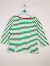 Load image into Gallery viewer, Joules Women’s Stripe 3/4 Length Sleeve Tshirt | UK10 | Green
