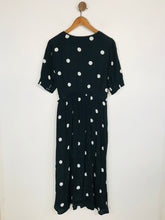 Load image into Gallery viewer, Seen Worn Kept Women&#39;s Polka Dot A-Line Dress NWT | UK16  | Black
