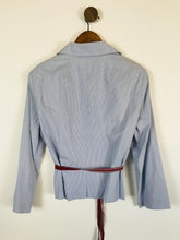 Load image into Gallery viewer, Day Birger Et Mikkelsen Women&#39;s Pin Stripe Tie Blazer | 42 UK16 | Blue
