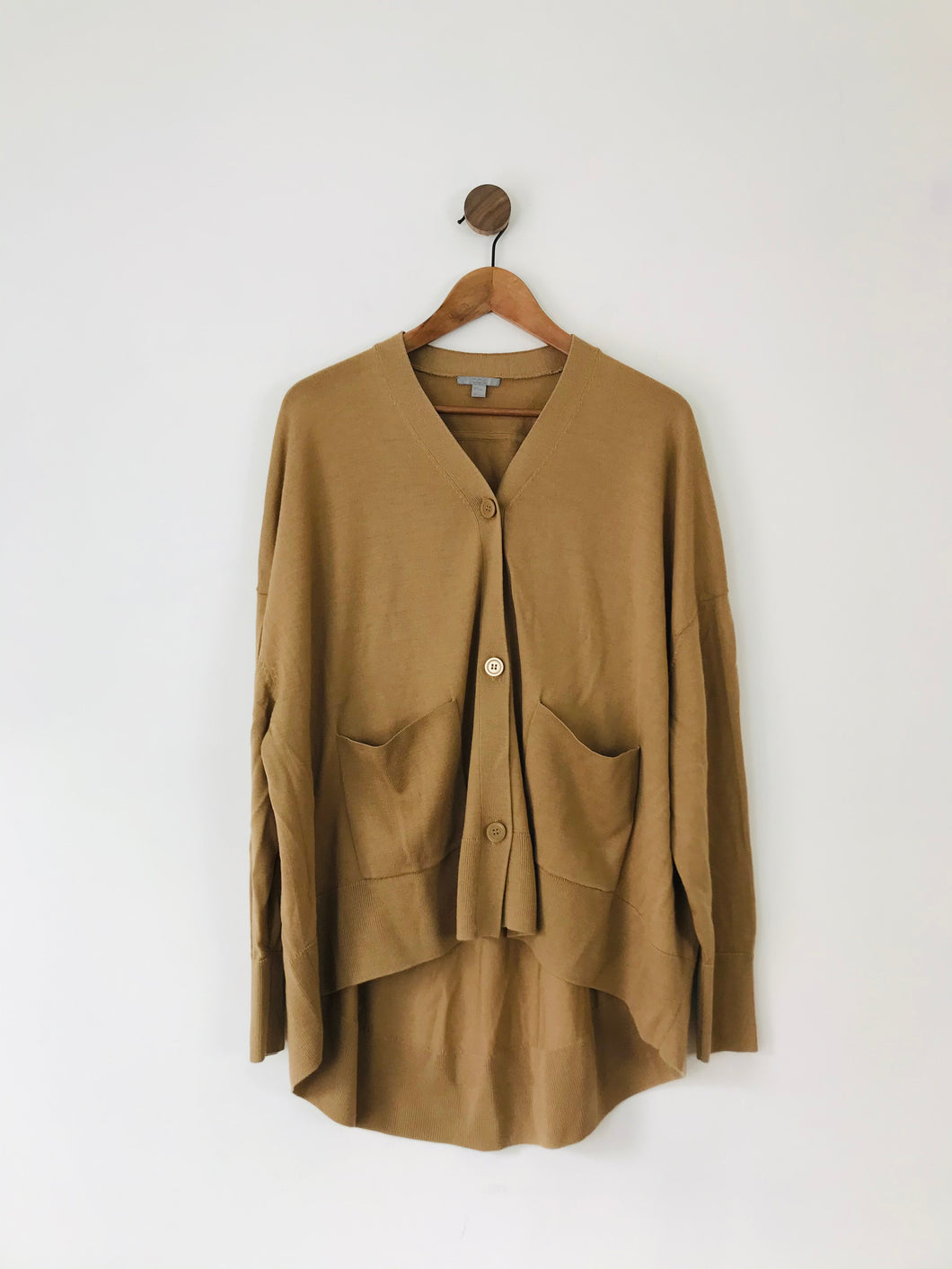COS Women’s Slouchy Wool Cardigan | M UK12 | Brown