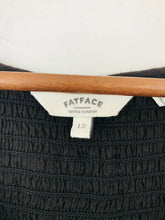 Load image into Gallery viewer, Fat Face Women’s Crochet A-Line Midi Dress | UK12 | Black
