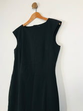 Load image into Gallery viewer, Jigsaw Women&#39;s Wool Smart Sheath Dress | UK12 | Black
