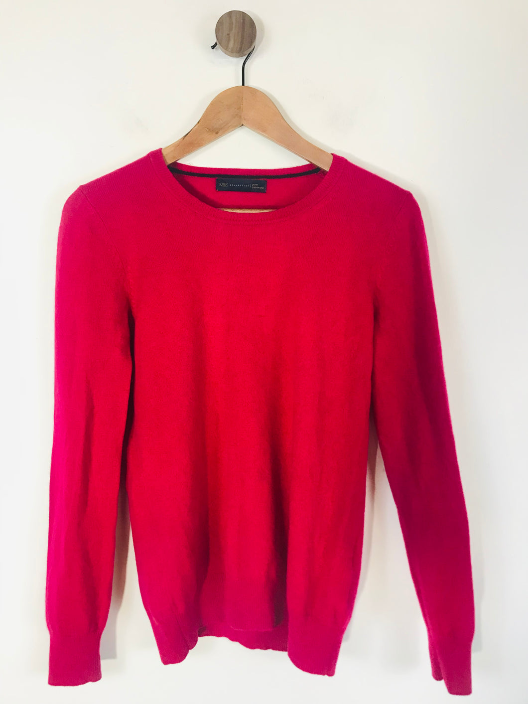M&S Collection Women's Cashmere Jumper | UK12 | Pink