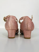 Load image into Gallery viewer, Monsoon Kid&#39;s Glitter Butterfly D-Orsay Heels | UK8 | Pink
