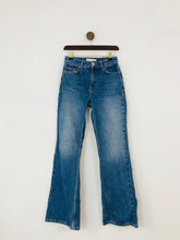 Load image into Gallery viewer, Topshop Women’s High Waisted Flare Jeans | 26 UK8 | Blue

