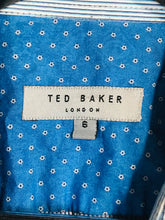 Load image into Gallery viewer, Ted Baker Men&#39;s Check Gingham Button-Up Shirt | 6 | Blue
