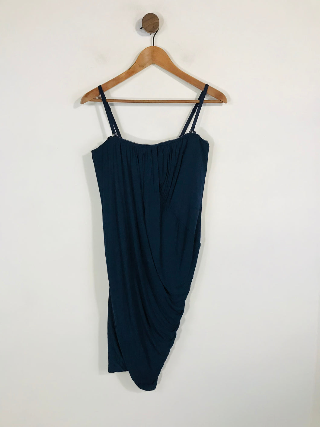 BCBG Maxazria Women's Draped Mini Dress NWT | M UK10-12 | Blue