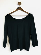 Load image into Gallery viewer, Des Petits Hauts Women&#39;s Cotton Long Sleeve T-Shirt | 1 | Black
