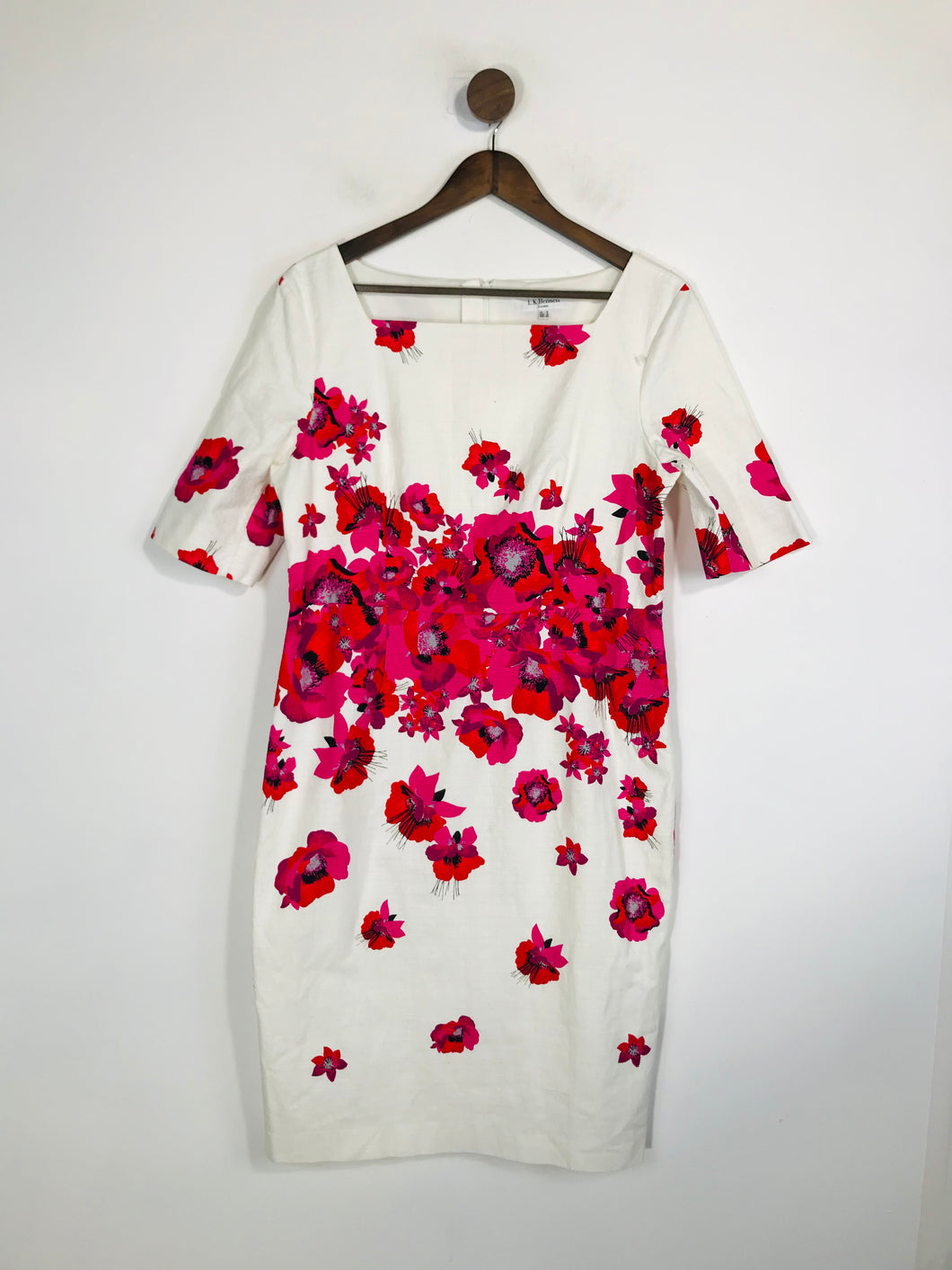 L.K. Bennett Women's Floral Sheath Dress | UK16 | Multicoloured