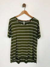 Load image into Gallery viewer, Maison de Nimes Women&#39;s Striped T-Shirt | UK14 | Green
