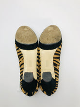 Load image into Gallery viewer, Hobbs Women&#39;s Pony Zebra Print Heels | EU38 UK5 | Beige
