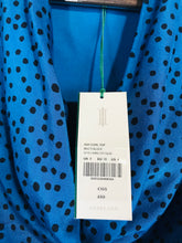 Load image into Gallery viewer, Hobbs Women&#39;s Polka Dot Cowl Neck Tank Top NWT | UK8 | Blue
