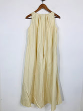 Load image into Gallery viewer, Zara Women&#39;s Cotton Prairie Shift Dress | XS UK6-8 | Yellow
