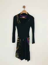 Load image into Gallery viewer, Joe Browns Women’s Patchwork Aline Dress | UK8 | Black

