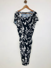Load image into Gallery viewer, Baukjen Women&#39;s Floral Ruched Shift Dress | UK10  | Black
