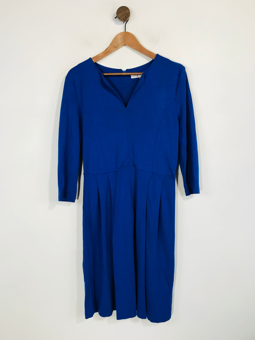 French Connection Women's V-Neck A-Line Dress | UK18 | Blue