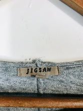 Load image into Gallery viewer, Jigsaw Women&#39;s Cotton Long Sleeve T-Shirt | M UK10-12 | Grey
