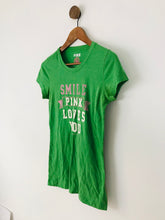 Load image into Gallery viewer, Victoria’s Secret PINK Women’s Graphic T-Shirt | S | Green
