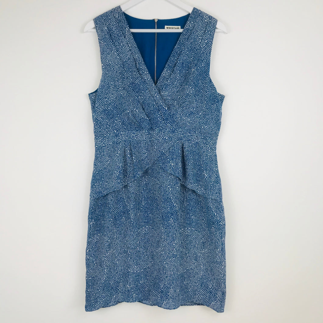 Whistles Womens Sheath Dress | UK14 | Blue Dot