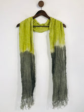 Load image into Gallery viewer, Jago Women&#39;s Linen Ribbed Scarf | OS | Green
