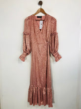Load image into Gallery viewer, Little Mistress Women&#39;s Polka Dot Wrap Dress NWT | UK6 | Pink

