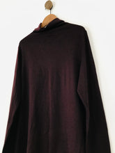 Load image into Gallery viewer, COS Women’s Wool Mock Turtleneck Jumper Top | L UK16 | Red
