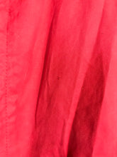 Load image into Gallery viewer, Thomas Burberry Women&#39;s Cotton Zip Overcoat Coat | XL UK16 | Red
