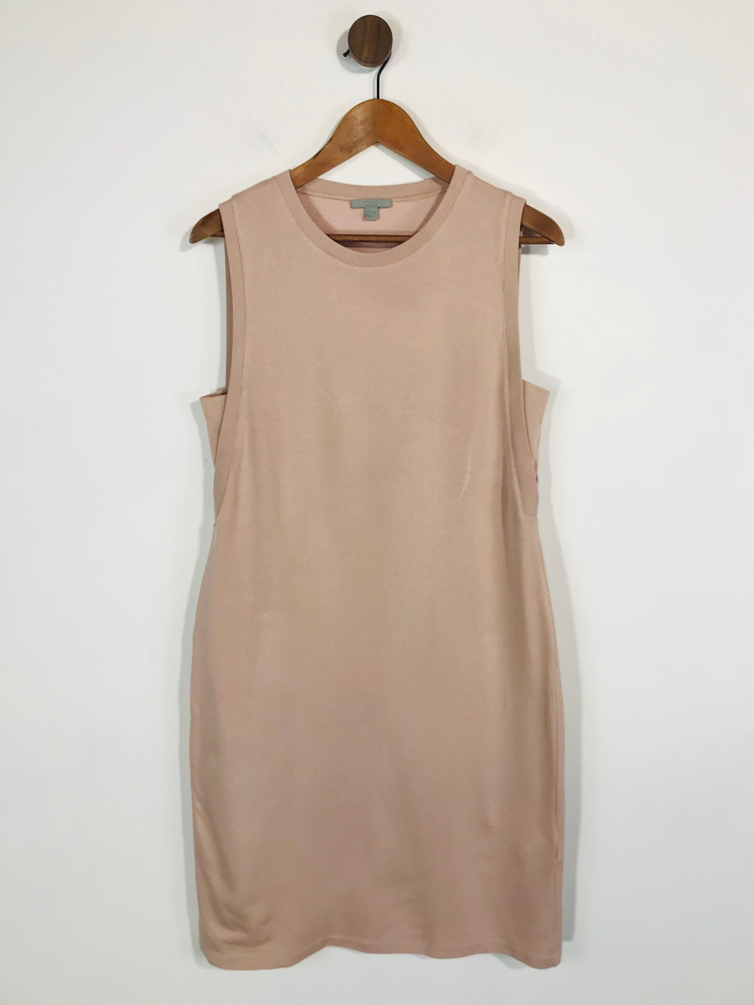 Cos Women's Cotton Knitted Sheath Dress | S UK8 | Pink