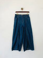 Load image into Gallery viewer, Mango Women&#39;s Denim Look Culottes Trousers | M UK10-12 | Blue
