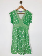 Load image into Gallery viewer, Purple Women&#39;s Polka Dot A-Line Dress | M UK12 | Green
