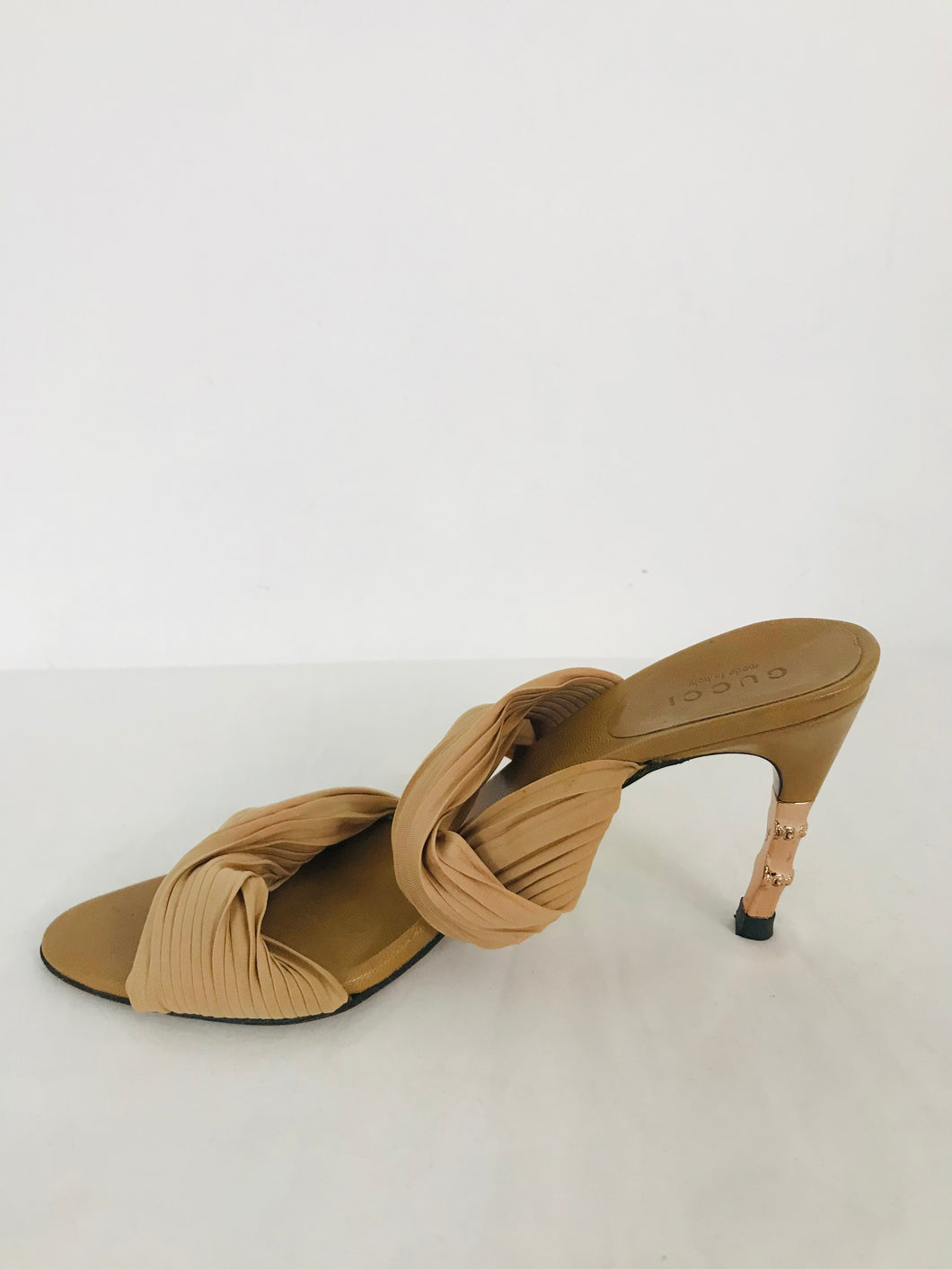 Gucci Women’s Mule Sandals Heels | 35.5 UK2.5 | Brown