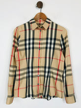 Load image into Gallery viewer, Burberry Brit Women&#39;s Nova Check Button-Up Shirt | S UK8 | Beige
