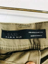 Load image into Gallery viewer, Zara Man Men&#39;s Cotton Chinos Trousers | EU40 31 | Beige
