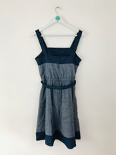 Load image into Gallery viewer, Boutique by Jaeger Women’s A-Line Denim Dress | UK10 | Blue
