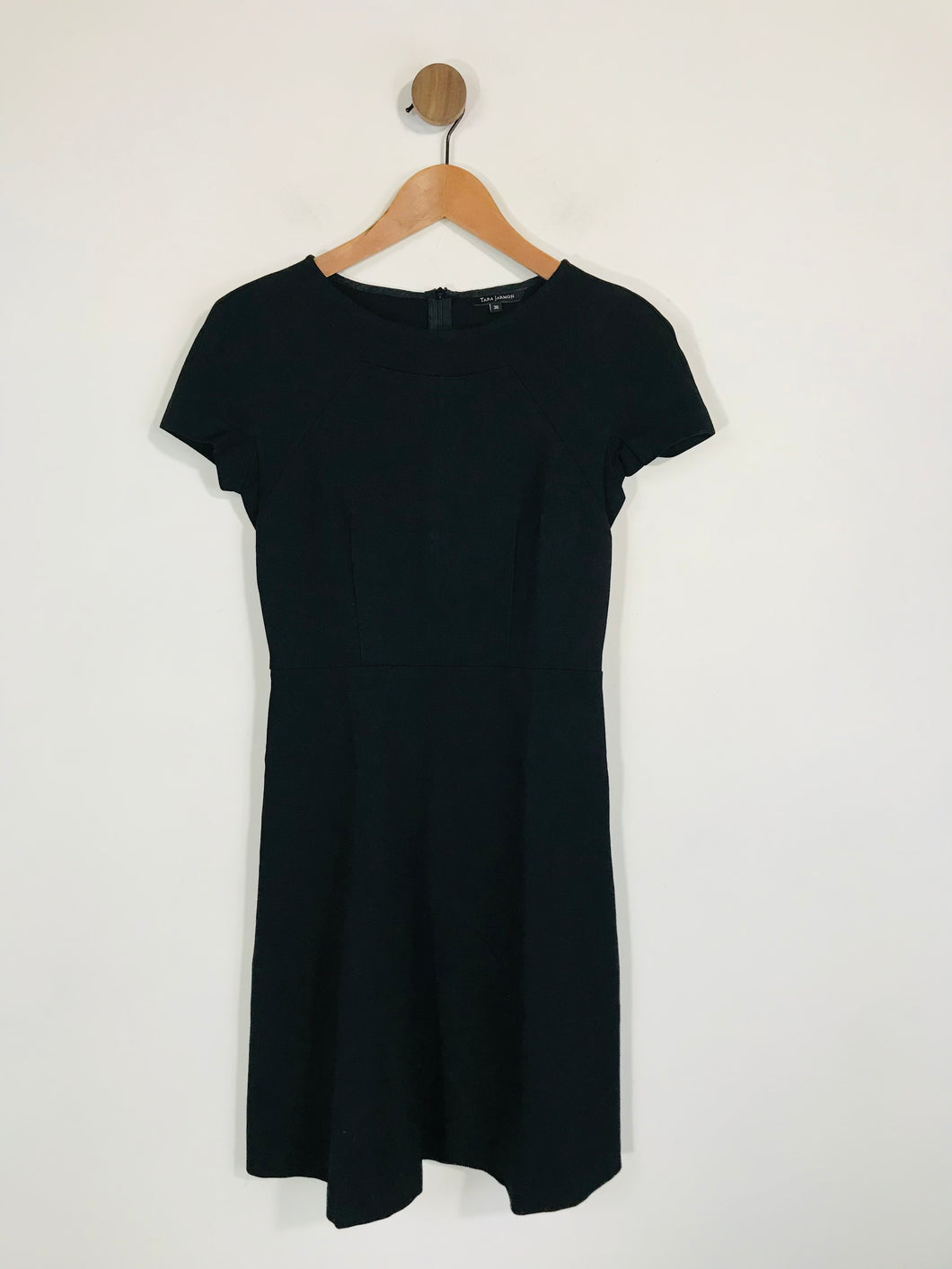Tara Jarmon Women's Smart A-Line Dress | EU36 UK8 | Black