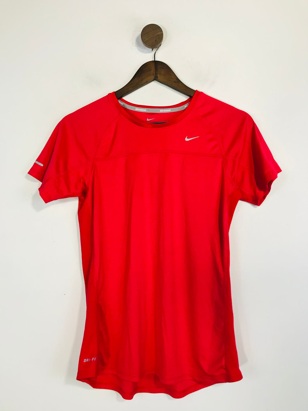 Nike Women's Gym Running Short Sleeve Sports Top | M UK10-12 | Pink