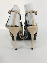 Load image into Gallery viewer, Zara Women&#39;s Sequin Strappy Heels NWT | UK5 | Pink
