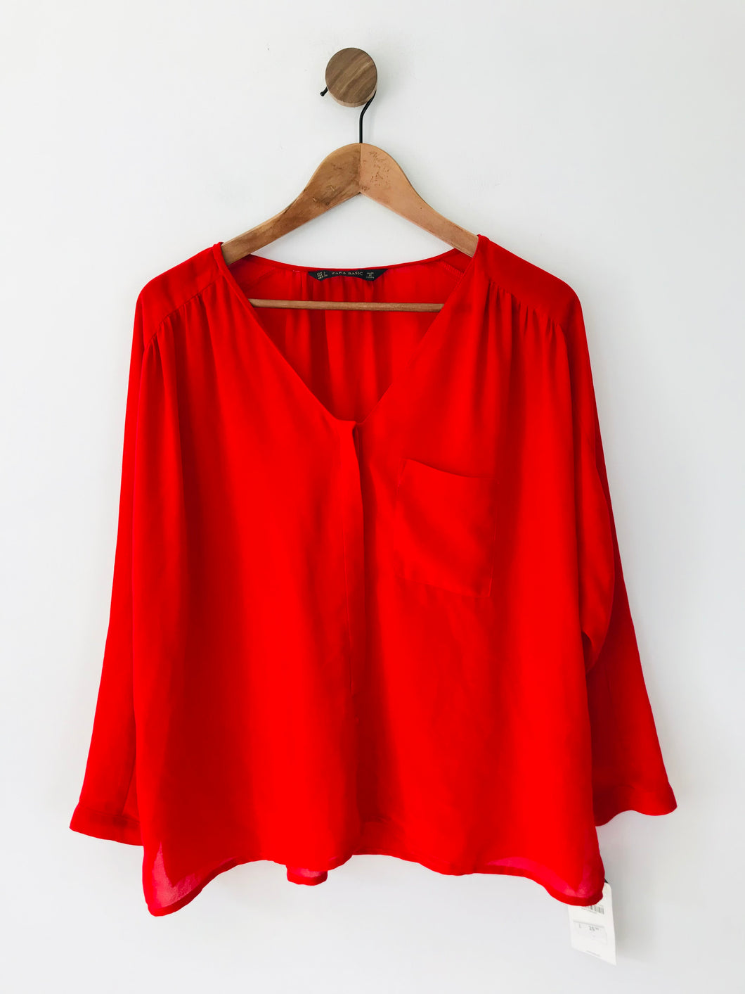 Zara Women's Button-Up Shirt NWT | L UK14 | Red