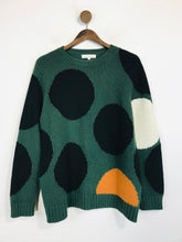 Load image into Gallery viewer, Chinti &amp; Parker Women&#39;s Wool Polka Dot Jumper | M UK10-12 | Green
